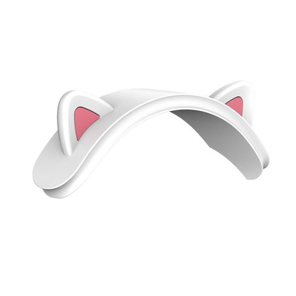 Cat-Ear Silicone Beam Cover For AirPods Max(White) - For AirPods Max by buy2fix | Online Shopping UK | buy2fix