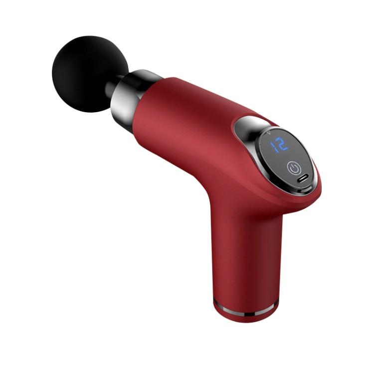 PS818 Variable Speed Vibrating Mini Muscle Fascia Relax Massager, Specification: 12 Gear (Red) - Massage gun & Accessories by buy2fix | Online Shopping UK | buy2fix