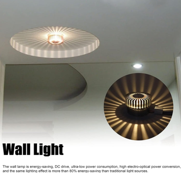LED Aluminum Aisle Light Sunflower Corridor Lamp Decorative Light, Power source: Visible Installation 1W(Red) - Novelty Lighting by buy2fix | Online Shopping UK | buy2fix