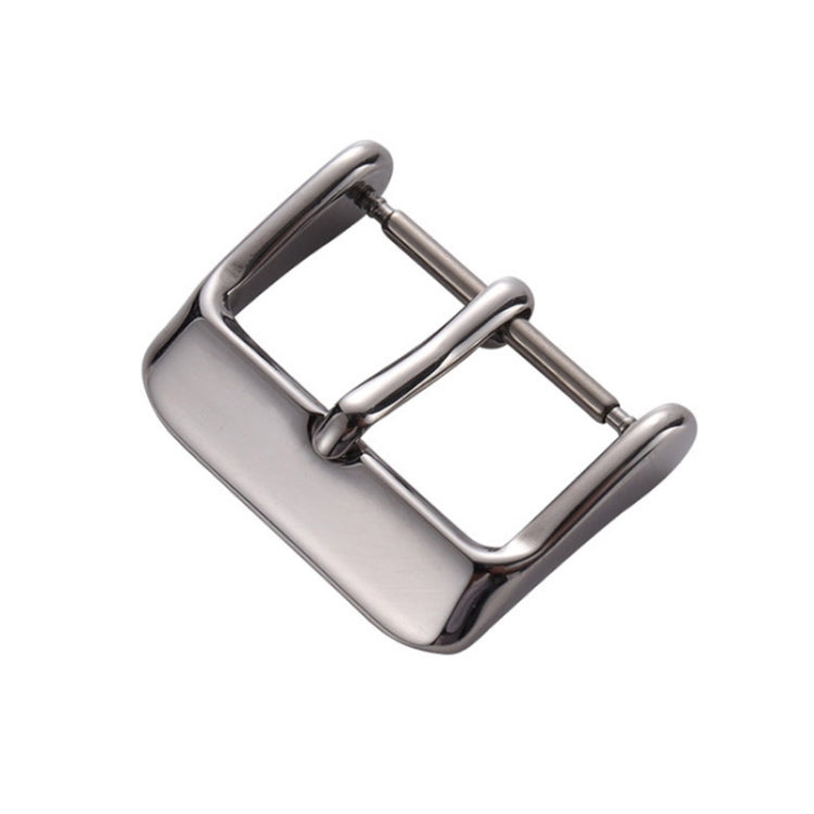 5pcs IP Plated Stainless Steel Pin Buckle Watch Accessories, Color: Silver 16mm - Watch Accessories & Parts by buy2fix | Online Shopping UK | buy2fix