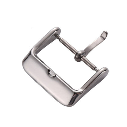 5pcs IP Plated Stainless Steel Pin Buckle Watch Accessories, Color: Rose Gold 22mm - Watch Accessories & Parts by buy2fix | Online Shopping UK | buy2fix