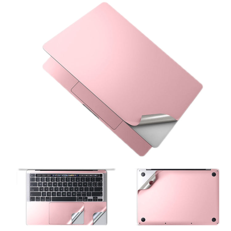 JRC Upper Cover Film + Bottom Cover Film + Full-Support Film + Touchpad Film Laptop Protective Sticker For Macbook 16Pro 2021 A2485(Rose Gold) - Protector Sticker by JRC | Online Shopping UK | buy2fix