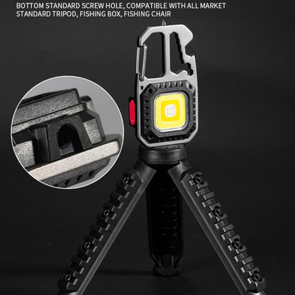 E-SMARTER W5138 Mini Bright Light Portable Flashlight, Specification: Black+Bracket - Mini Flashlight by E-SMARTER | Online Shopping UK | buy2fix