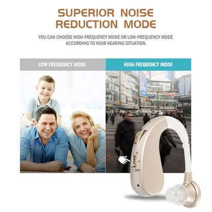 Hearing Aid Audiphones Sound Amplifier EU Plug(Blue) - Hearing Aids by buy2fix | Online Shopping UK | buy2fix