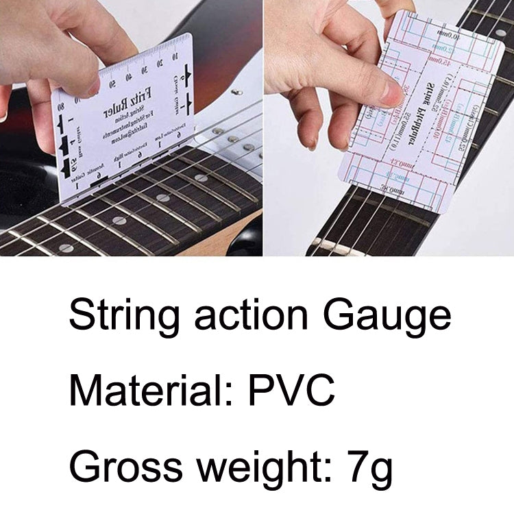 5PCS Guitar String High Ruler Guitar Repair Measuring Ruler Tools - Stringed Instruments Accessories by buy2fix | Online Shopping UK | buy2fix