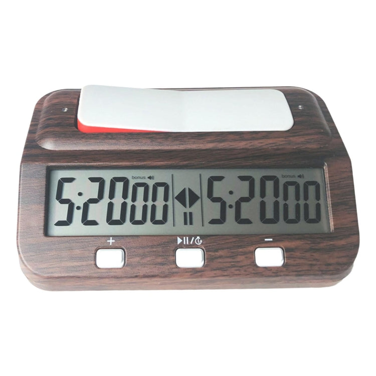 HQT101w Plastic Chess Clock Go Chess Timer(Wood Grain) - Alarm Clocks by buy2fix | Online Shopping UK | buy2fix