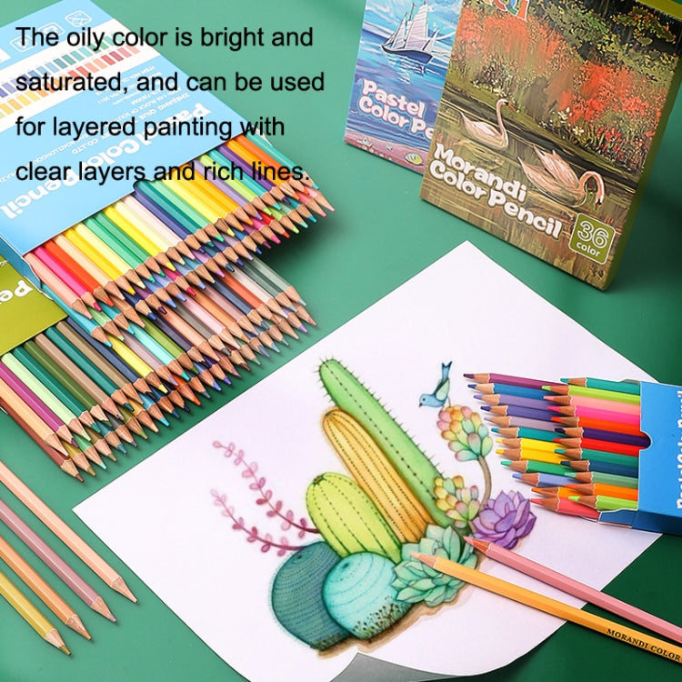 24 Colors Oily Bright Color Pencil Studio Special Set Morandi - Art Supplies by buy2fix | Online Shopping UK | buy2fix