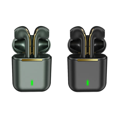 KUULAA KL-O153 Bluetooth Earphones 5.0 Wireless In Ear TWS Touch Earphones(Dark Green) - TWS Earphone by KUULAA | Online Shopping UK | buy2fix