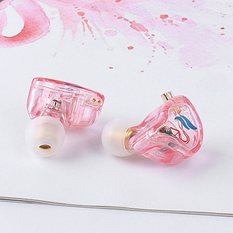 FZ In Ear Type Live Broadcast HIFI Sound Quality Earphone, Color: With Mic Pink - In Ear Wired Earphone by FZ | Online Shopping UK | buy2fix