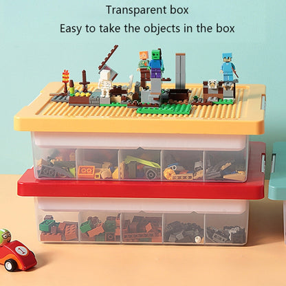 Children Toy Parts Building Blocks Storage Box(Red) - Storage Boxes by buy2fix | Online Shopping UK | buy2fix