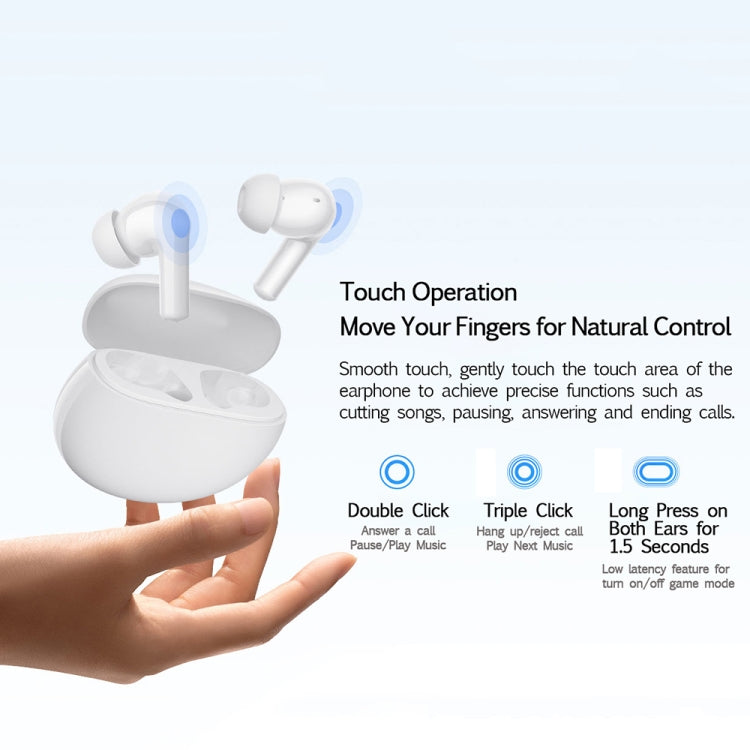 Original Xiaomi Redmi Buds 4 Vitality Edition Waterproof Wireless Bluetooth Calling Noise Reduction Earphone(White) - Bluetooth Earphone by Xiaomi Redmi | Online Shopping UK | buy2fix