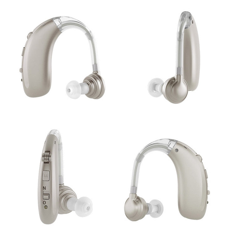USB Charging Earhook Noise Reduction Hearing Aid Sound Amplifier(Silver) - Hearing Aids by buy2fix | Online Shopping UK | buy2fix
