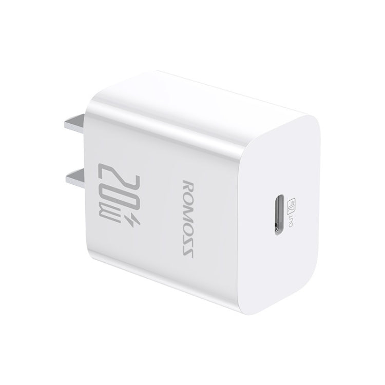 ROMOSS  AC20RA PD 20W Type-C/USB-C Charger Adapter CN Wall Plug, Spec: Only Plug - USB Charger by ROMOSS | Online Shopping UK | buy2fix