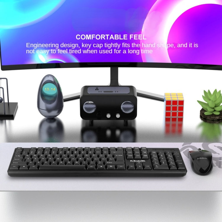 K-Snake KM007 Wired Keyboard And Mouse Set Desktop Computer Keyboard, Style: Without Mouse - Wired Keyboard by K-Snake | Online Shopping UK | buy2fix