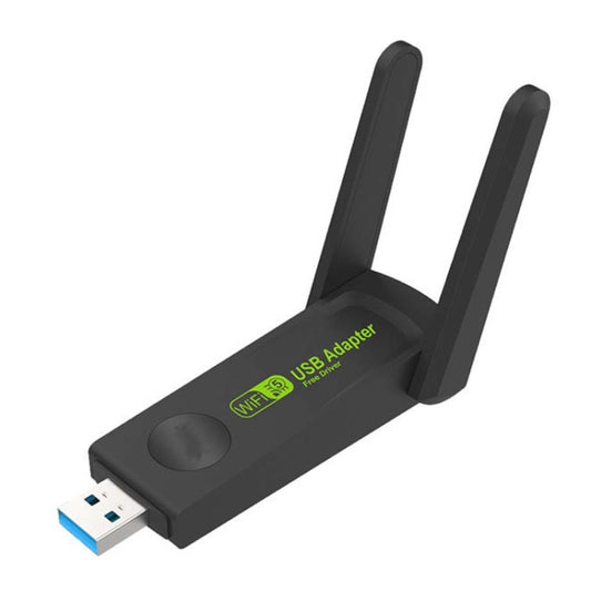 1300Mbps Wireless Network Card Gigabit Dual Band 5G Driverless Computer USB Network Card, Scope: 600m - USB Network Adapter by buy2fix | Online Shopping UK | buy2fix