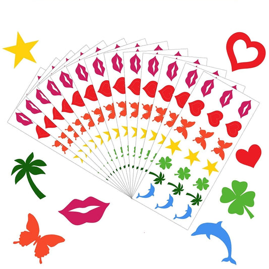 210pcs /Pack Style 10 Tanning Sunbathing Stickers Self Adhesive Body Stickers - Sticker & Tags by buy2fix | Online Shopping UK | buy2fix