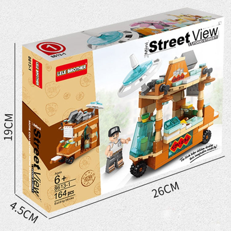 LELE BROTHER Children Assembling Mini City Street Scene Building Blocks, Style: 8613-7 Kebab Car - Building Blocks by LELE BROTHER | Online Shopping UK | buy2fix