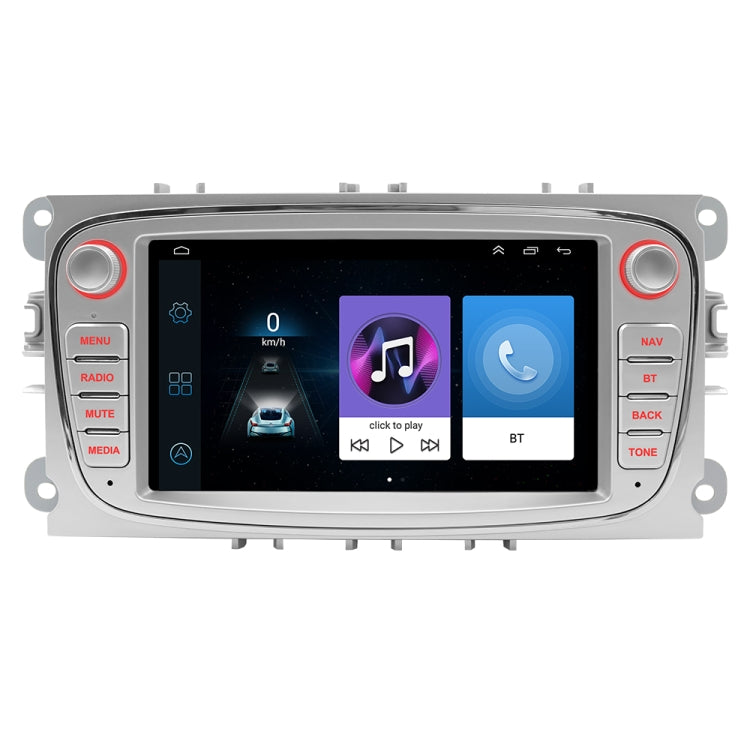 For Ford Focus 7 Inch HD Android Navigation Bluetooth RDS Radio, Size: 2+64G(Silver) - Car MP3 & MP4 & MP5 by buy2fix | Online Shopping UK | buy2fix