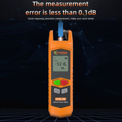 Komshine High Precision Optical Power Meter Mini Fiber Optic Light Attenuation Tester With LED, Specification: A-L/-70dBM to +6DBM - Fiber Optic Test Pen by Komshine | Online Shopping UK | buy2fix