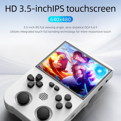 AMPOWN XU10 Handheld Game Console 3.5-Inch IPS Screen Linux System Portable Video Arcade 128G(White) - Pocket Console by AMPOWN | Online Shopping UK | buy2fix