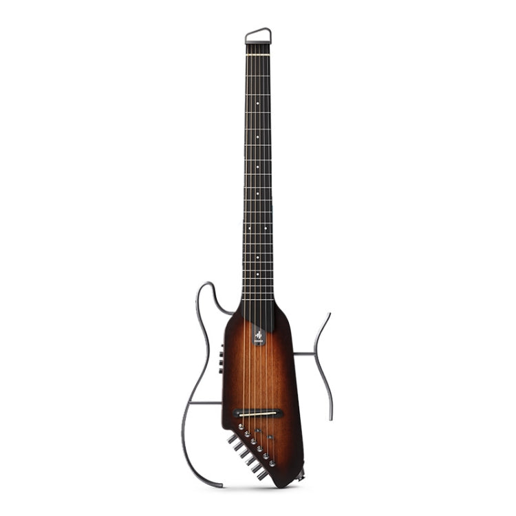 DONNER Smart Headless Silent Guitar Travel Portable Detachable Acoustic Guitar, Style: Mahogany Sunrise Color - String Instrument Accessories by DONNER | Online Shopping UK | buy2fix