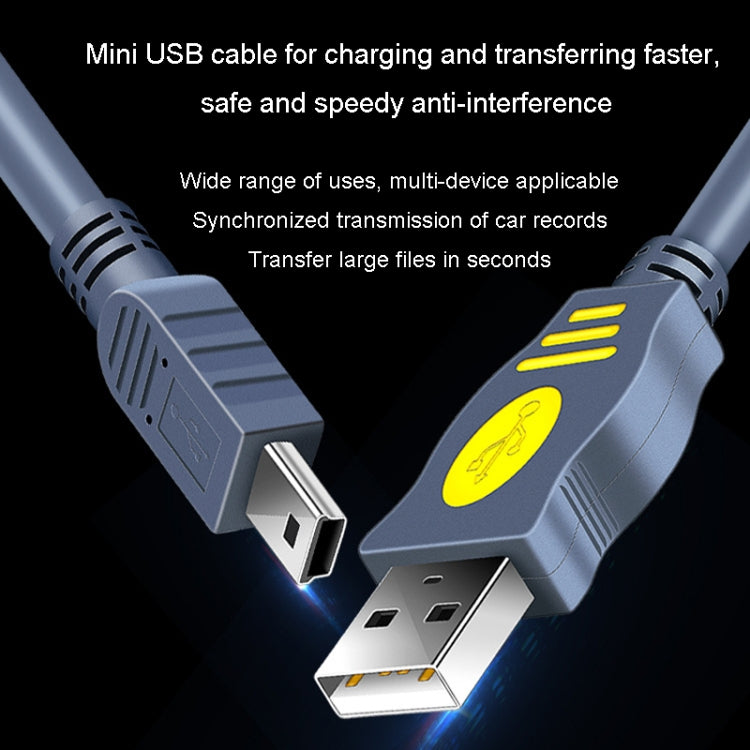 JINGHUA USB2.0 To T-Port Connection Cable MINI5Pin Data Hard Disk Cable, Length: 3m - USB Cable by JINGHUA | Online Shopping UK | buy2fix