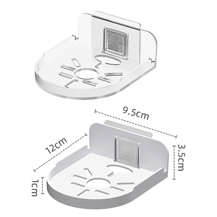 Traceless Wall Mounted Camera Bracket Home No-Punch Surveillance Rack Router Shelf(White) - Mounting Bracket by buy2fix | Online Shopping UK | buy2fix