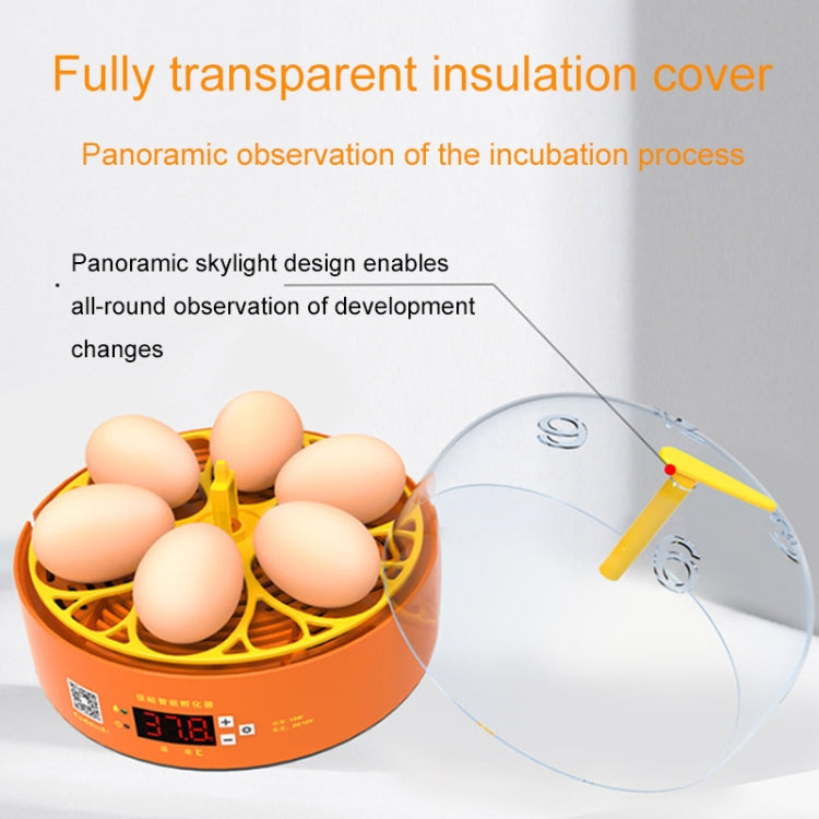 6-Eggs Small Household Experimental Children Smart Chicken Incubators, Spec: Manual UK Plug - Incubators by buy2fix | Online Shopping UK | buy2fix