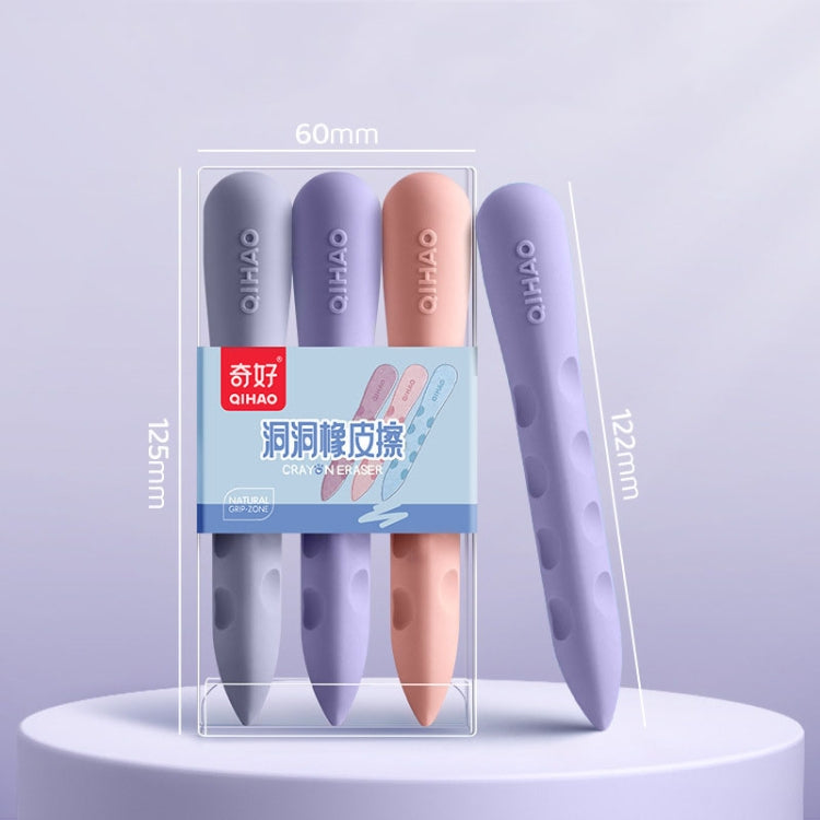 3pcs /Box QIHAO 8870 Cave Eraser For Elementary School Students No Trace No Chip Eraser, Style: Large For Girls - Eraser & Correction Tape by QIHAO | Online Shopping UK | buy2fix