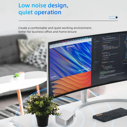 T8Plus Alder Lake-N100 4K Dual Band WIFI Bluetooth Office Game Portable Mini PC, Spec: 16G 512G UK Plug - Windows Mini PCs by buy2fix | Online Shopping UK | buy2fix