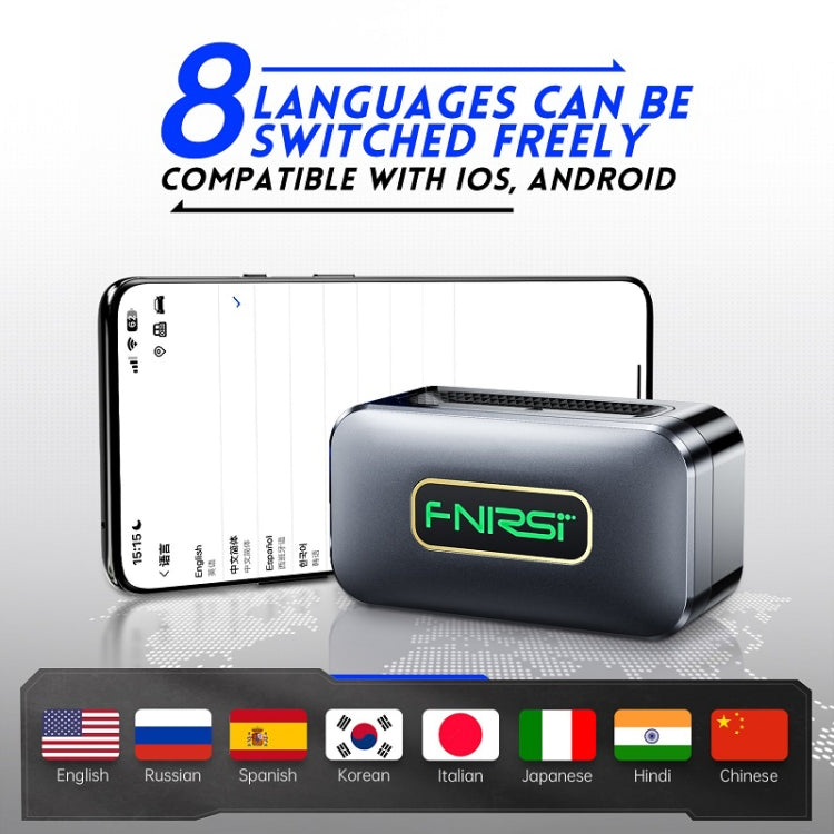 FNIRSI Bluetooth 5.1 Car Engine OBD2 Fault Code Diagnostic Instrument(English) - Electronic Test by FNIRSI | Online Shopping UK | buy2fix