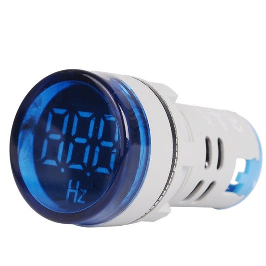 SINOTIMER ST16HZ 20-75Hz AC Frequency 22mm Round Opening LED Digital Signal Indicator Light(03 Blue) - Other Tester Tool by SINOTIMER | Online Shopping UK | buy2fix