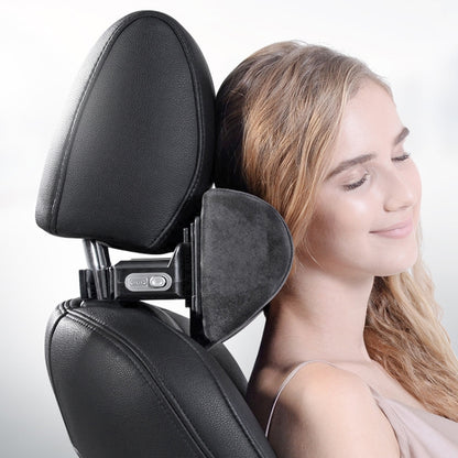 Vehicle Sleeping Pillow Passenger Rear Headrest Neck Protection Seat Side Rest Occupancy Pillow(Black) - Seat Accessories by buy2fix | Online Shopping UK | buy2fix