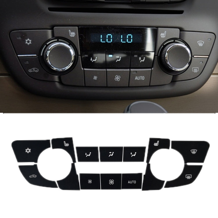 For Buick Regal 2008-2013 Air Conditioning Central Control Button Repair Sticker - Decorative Sticker by buy2fix | Online Shopping UK | buy2fix