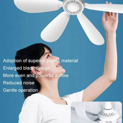 USB Home Dormitory Mute High Wind Power Mini Fan Six Blade Small Ceiling Fan, Style: Single Fan - Electric Fans by buy2fix | Online Shopping UK | buy2fix