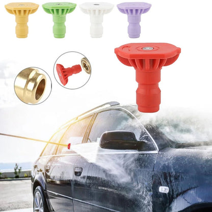 High-pressure Car Washer Nozzle Fan-shaped 1/4 Quick Plug Connector Water Rifle Parts, Specification: 40 Degree (1.6 Nozzle) - Car Washer & Accessories by buy2fix | Online Shopping UK | buy2fix