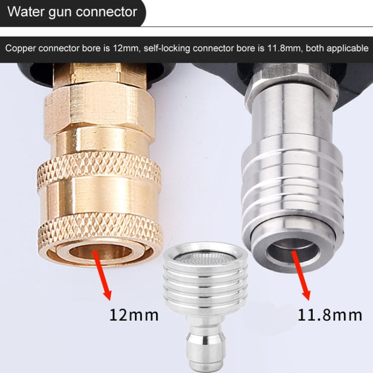 High-pressure Car Wash 1/4 Fast Insert Water Lance Stainless Steel Sprinkler Anti-splash, Specification: 0.5mm Hole - Car Washer & Accessories by buy2fix | Online Shopping UK | buy2fix