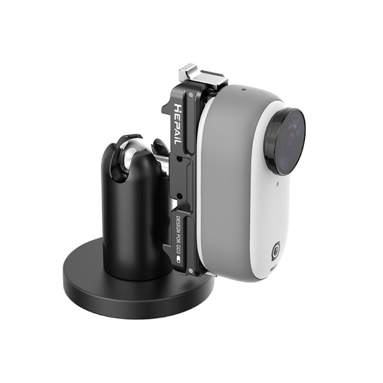 For Insta360 GO 3 HEPAIL Camera Bracket, Style: Magnetic - Mount & Holder by HEPAIL | Online Shopping UK | buy2fix