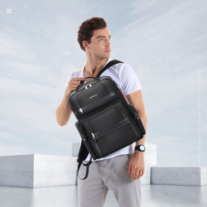 Bopai 61-121601 Large Capacity Waterproof Business Laptop Backpack With USB+Type-C Port(Black) - Backpack by Bopai | Online Shopping UK | buy2fix