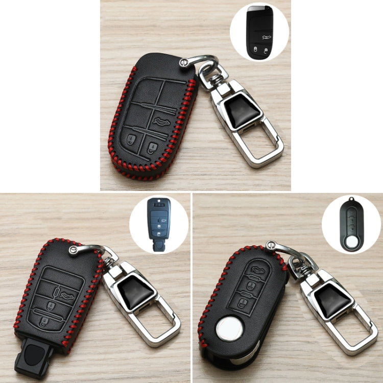 For Fiat Car Key Cover Multifunctional Keychain Anti-Lost Number Plate(A) - Car Key Cases by buy2fix | Online Shopping UK | buy2fix