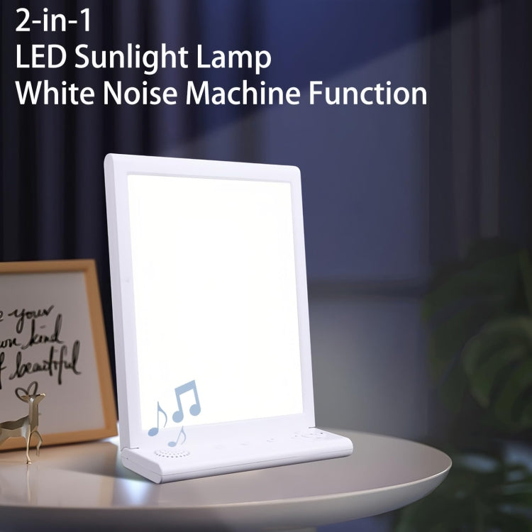 SAD White Noise Phototherapy Lamp Smart Emotional Night Light Music Decompression Therapy Light With Type-C Line+EU Plug - Others by buy2fix | Online Shopping UK | buy2fix
