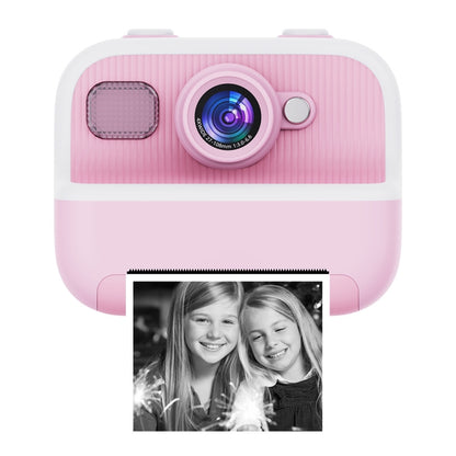 M8 2.4-Inch 1080P HD 2400W Pixel Dual-Camera Children Thermal Printing Camera, Color: Pink+32GB - Children Cameras by buy2fix | Online Shopping UK | buy2fix