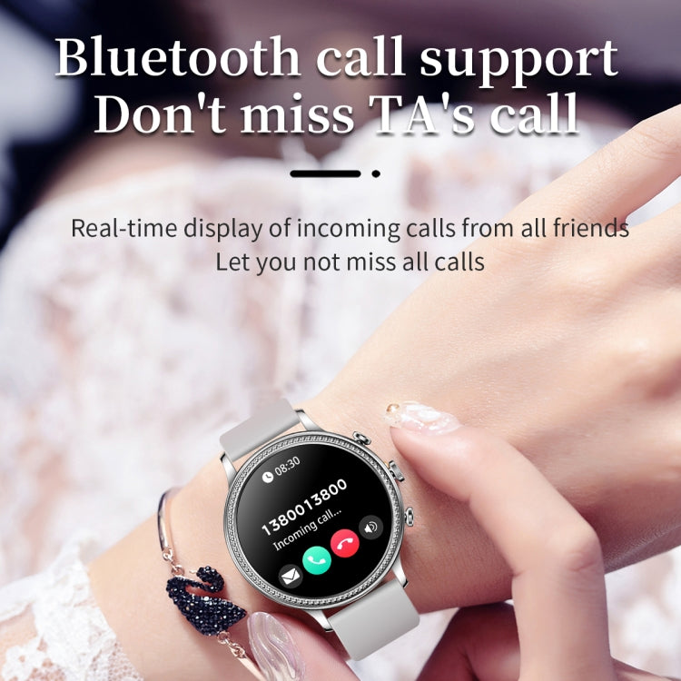 V60 1.39 Inch Health Monitoring Multifunctional Waterproof Bluetooth Call Smart Watch, Color: Gold Steel - Smart Watches by buy2fix | Online Shopping UK | buy2fix