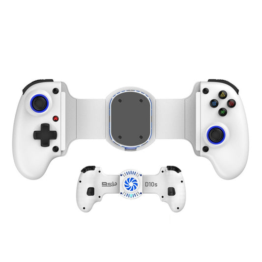 BSP-D10S Wireless Stretch Game Controller With Heat Dissipation Fan for Switch / Android / IOS / PC / PS3 / PS4(White) - Controller Gamepad by buy2fix | Online Shopping UK | buy2fix