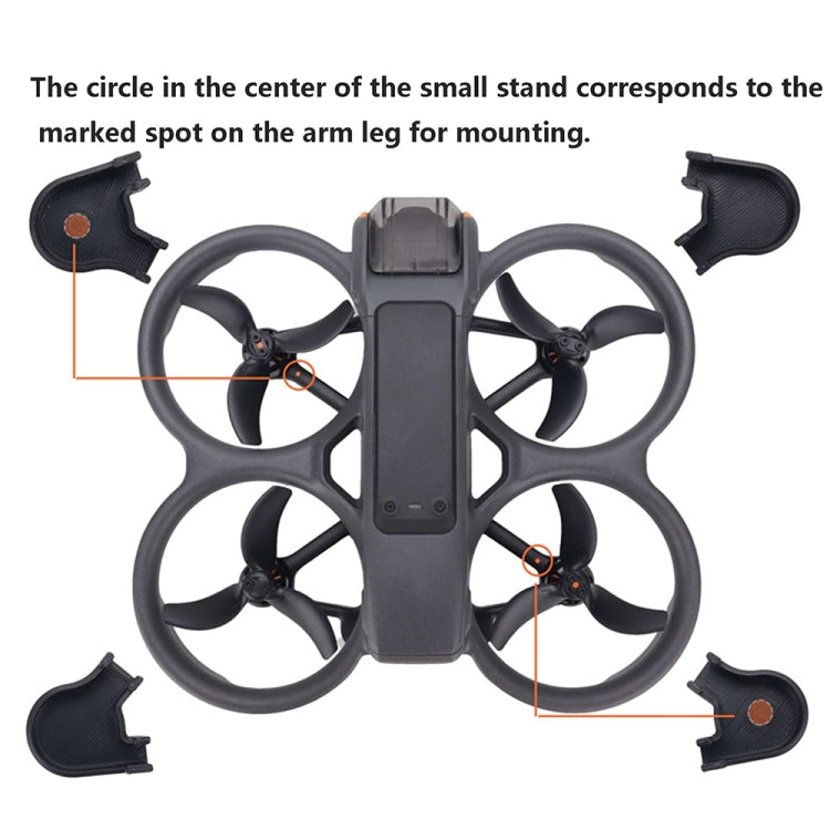 For DJI Avata 2 CQT Tripod Protection Heightening Stand Anti-wear and Non-disassembly Protective Accessories - Other by CQT | Online Shopping UK | buy2fix