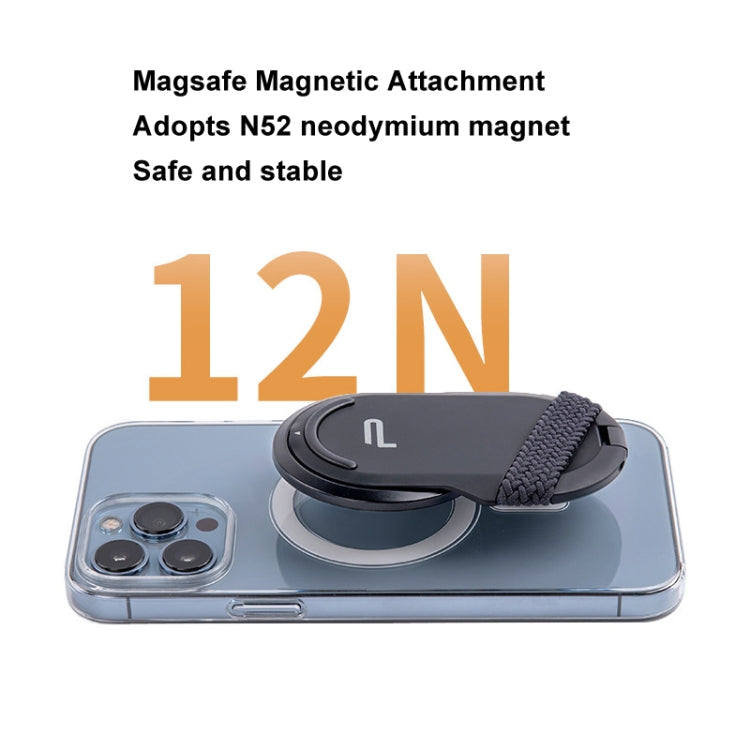 PGYTECH P-PG-017 MagFlex Cell Phone Photo Mount Magsafe Magnetic Selfie Stick(Classic Black) - Desktop Holder by PGYTECH | Online Shopping UK | buy2fix