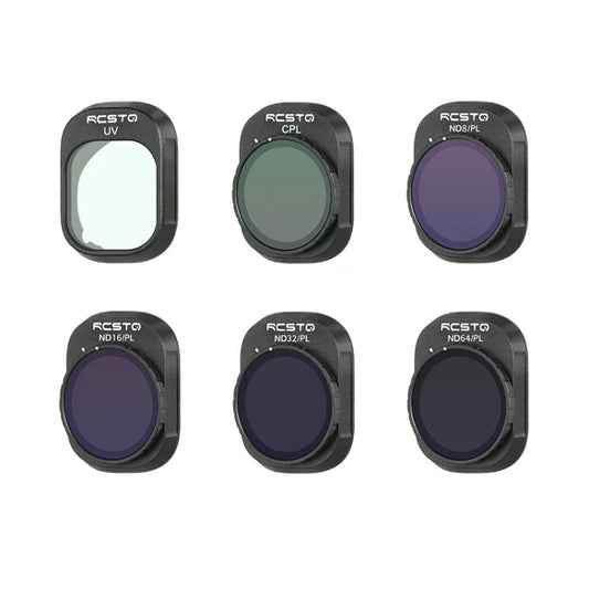 For DJI Mini 4 Pro RCSTQ Filter HD Protective Mirror Drone Accessories, Style: ND-PL8+ND-PL16+ND-PL32+ND-PL64+UV+CPL - Other by RCSTQ | Online Shopping UK | buy2fix