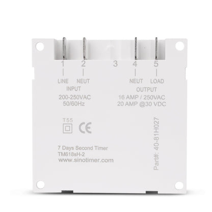 SINOTIMER TM618SH  1 Second Interval Digital LCD Timer Switch Programmable Time Relay 5V - Switch by SINOTIMER | Online Shopping UK | buy2fix