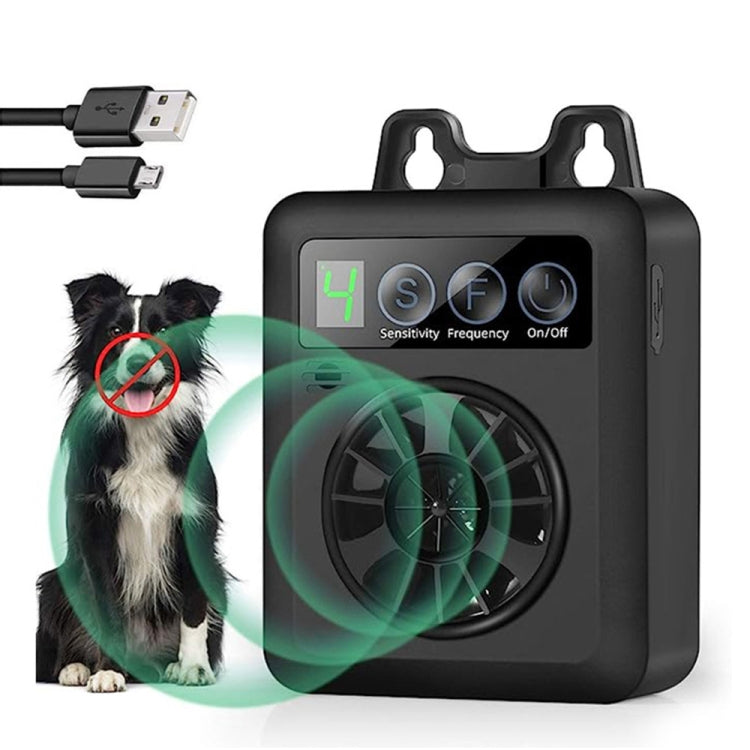 K6 Digital Display Intelligent Ultrasonic Barking Control Device Dog Training Device Repellent Device(Black) - Training Aids by buy2fix | Online Shopping UK | buy2fix