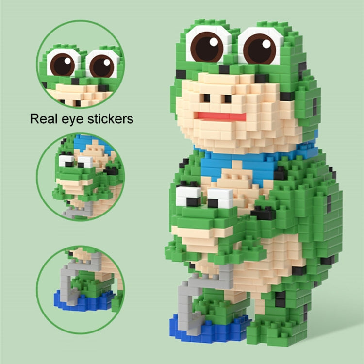 855pcs /Box Children Educational Assembly Small Frogs Building Blocks Toy(Cheering) - Building Blocks by buy2fix | Online Shopping UK | buy2fix